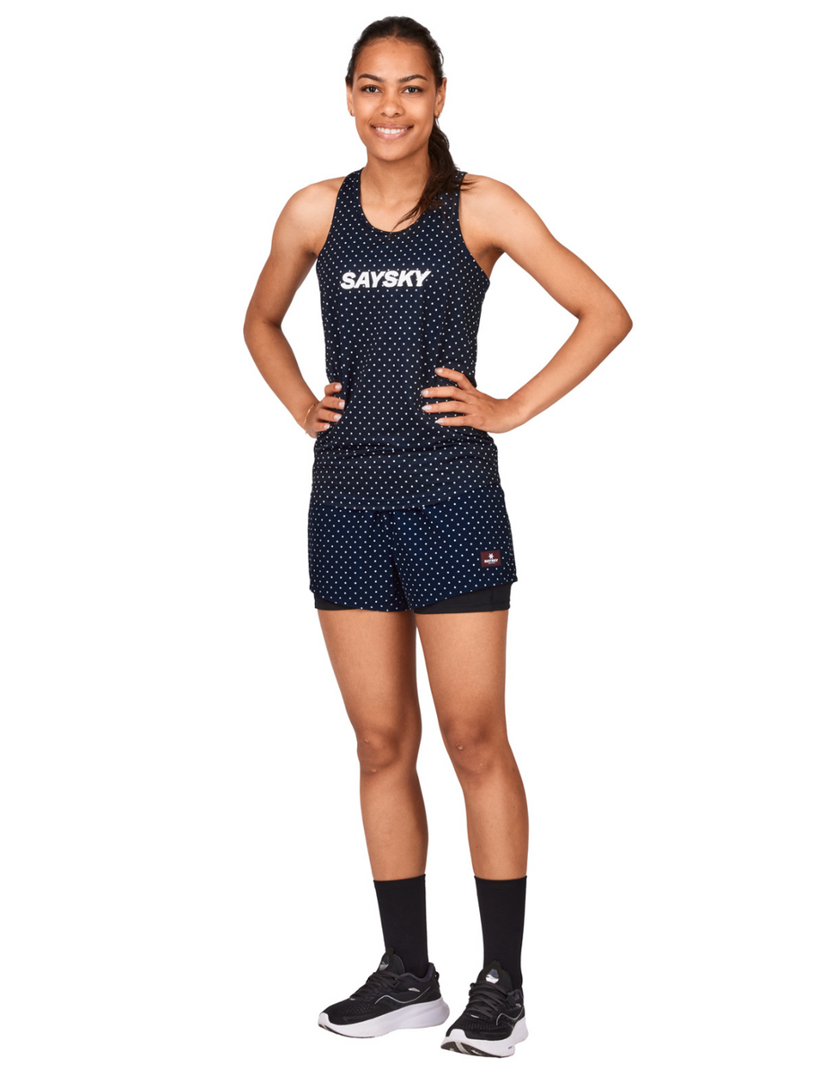 SAYSKY Women's Clean Combat Racerback - Polka Dots – Curated