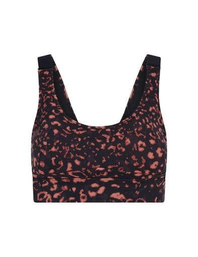 Edris Bra - Red Textured Animal