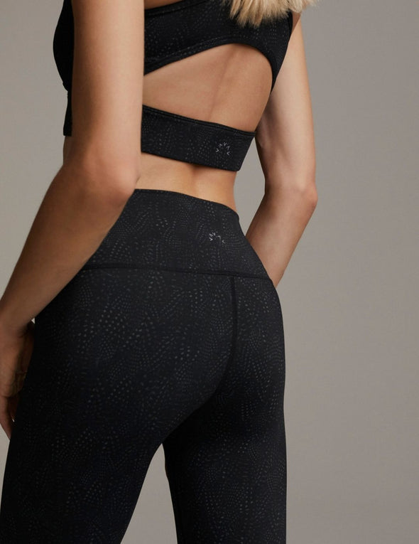 Luna Leggings - Mono Feather