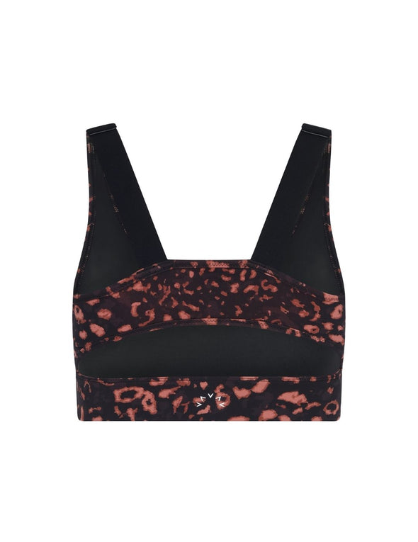 Edris Bra - Red Textured Animal