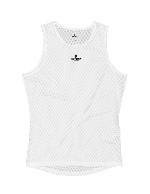 Mesh Layer Tank - White
