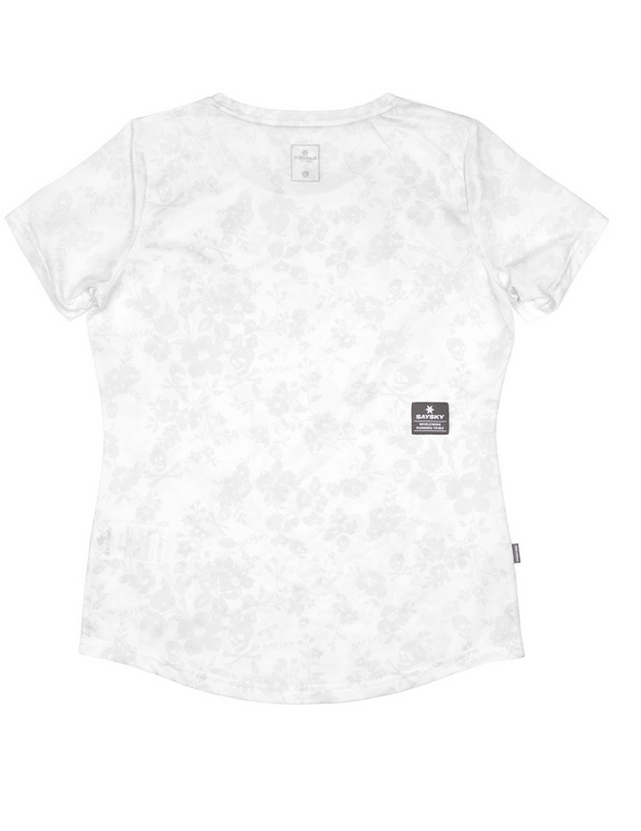 Clean Combat Tee - White Flowers