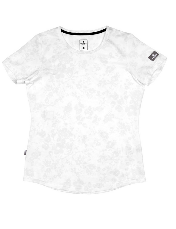 Clean Combat Tee - White Flowers
