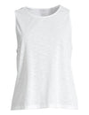 Essential Texture Tank - White Vests