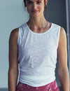 Essential Texture Tank - White Vests