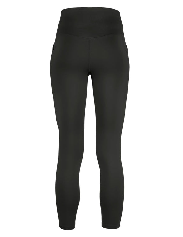 Girlfriend Collective High Rise Pocket Running Legging Long Black Curated for Sport