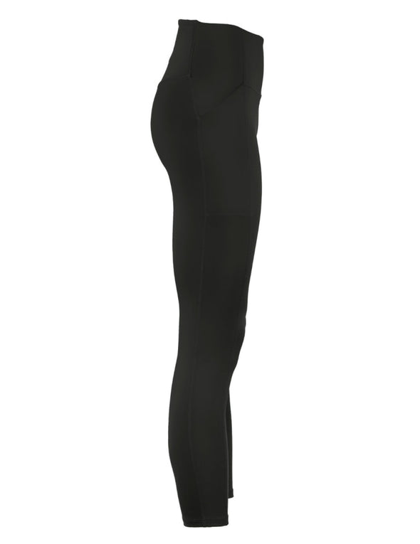 High Rise Pocket Legging Long - Black Leggings