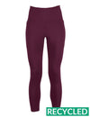 High Rise Pocket Legging Long - Plum Leggings