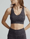 Lets Move Park Bra - Midnight Cheetah Sports Bra