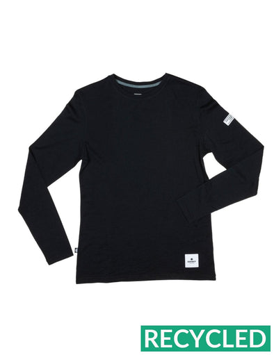 Womens Classic Pace Longsleeve Tee - Black T-Shirts